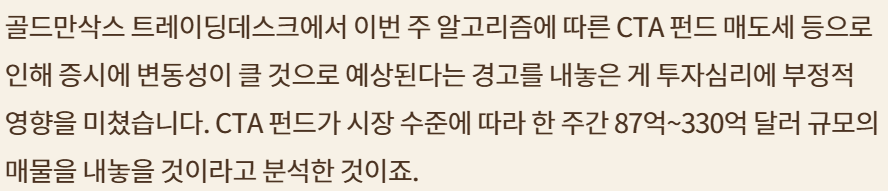 골드만삭스의 경고! SPX 6707를 지켜라.