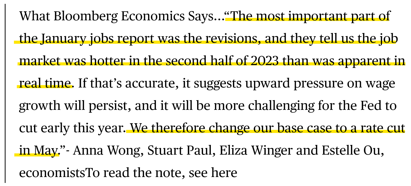 24년 1월 미국 고용지표... 호박에 줄 긋는다고 수박이 될까?