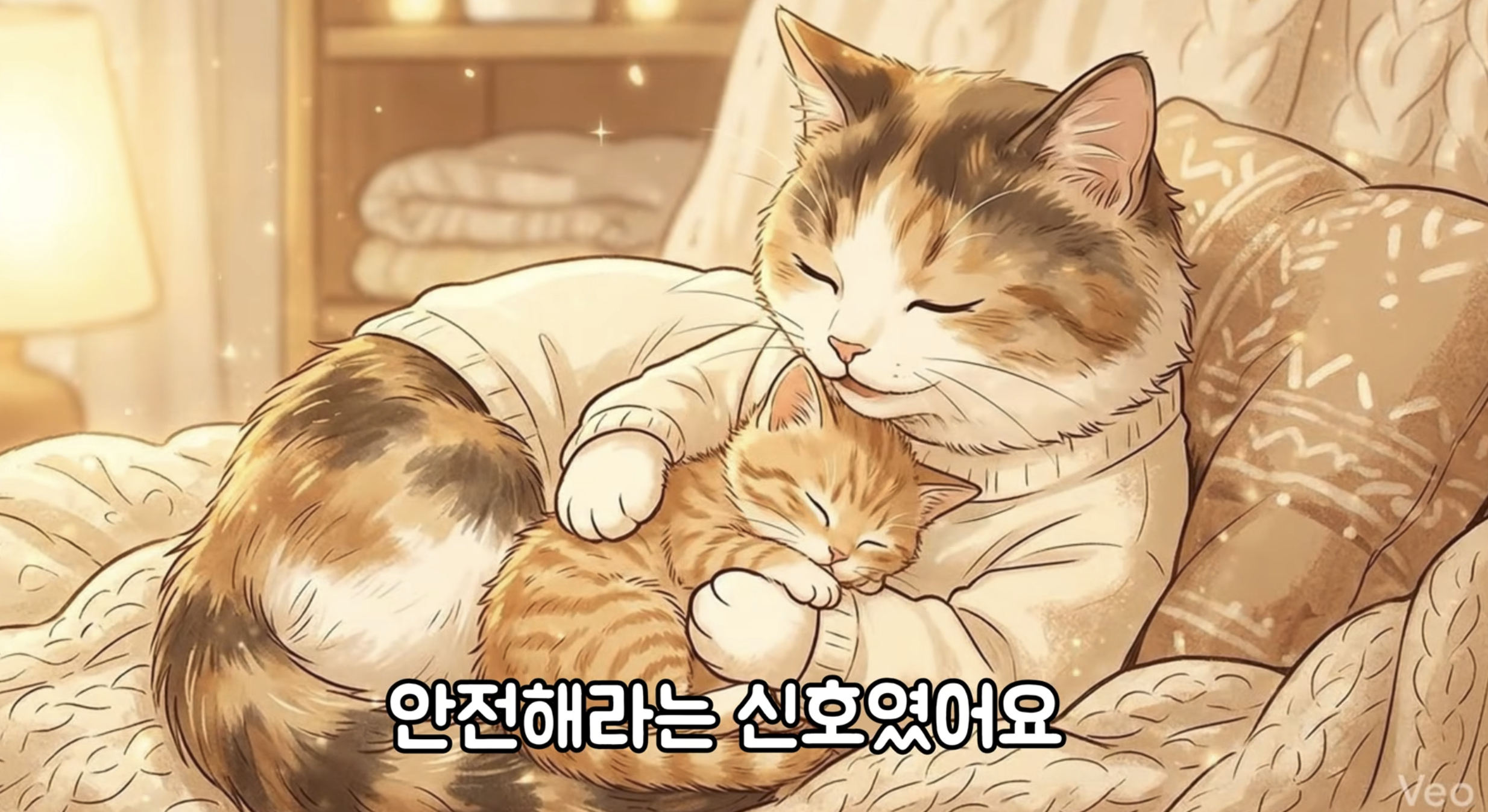 고양이가 매일 밤 고르는 잠자리 위치 5가지의 숨은 의미