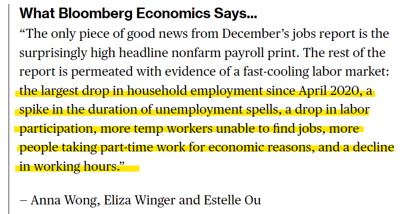 12월 미국 고용지표는 과연 좋았을까?