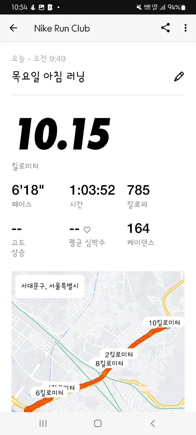 9월 12일 RME 루틴