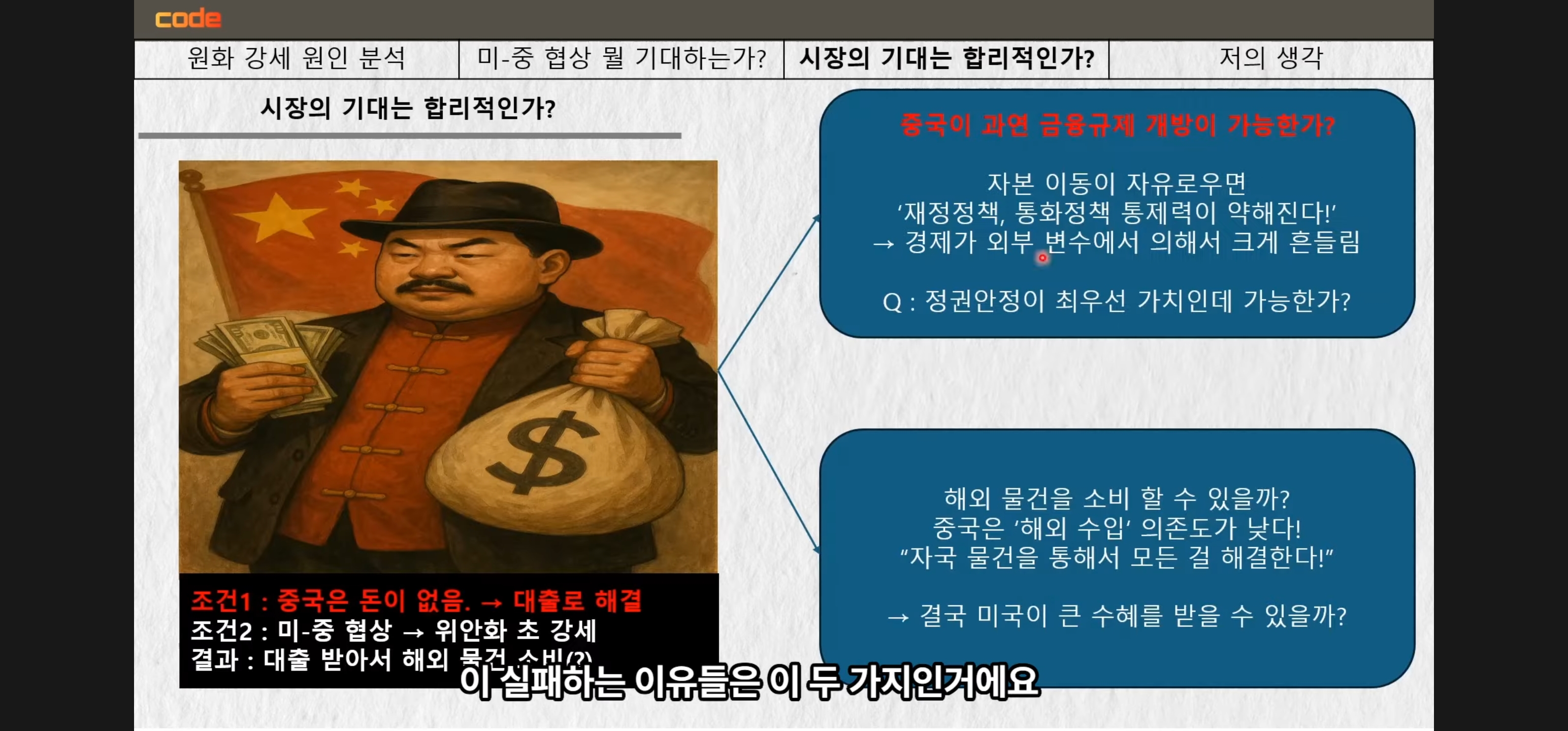 원화 강세에 대한 장기적 view(by. 주식의코드)